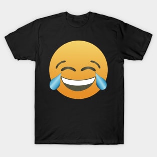 JOY - Face with tears of joy, haha emoji T-Shirt